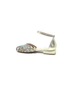 s.piero Ivoire E35.018 Cuir Or*Femme Sandales
