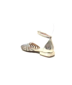 s.piero Ivoire E35.018 Cuir Or*Femme Sandales