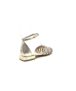 s.piero Ivoire E35.018 Cuir Or*Femme Sandales