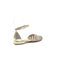 s.piero Ivoire E35.018 Cuir Or*Femme Sandales