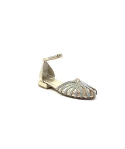 s.piero Ivoire E35.018 Cuir Or*Femme Sandales