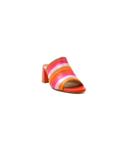 eliza Ivoire E9517 Cuir Orange Rose*Femme Sandales