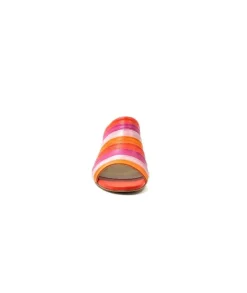 eliza Ivoire E9517 Cuir Orange Rose*Femme Sandales