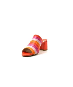eliza Ivoire E9517 Cuir Orange Rose*Femme Sandales