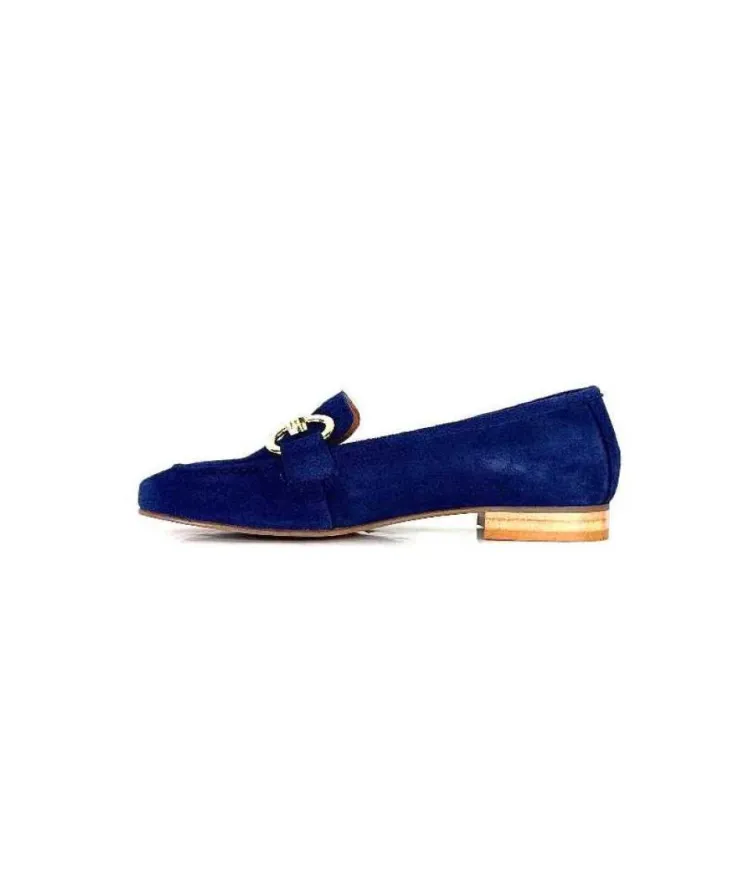 Ivoire0036a Ivoire Estar Daim Bleu Marine*Femme Mocassins