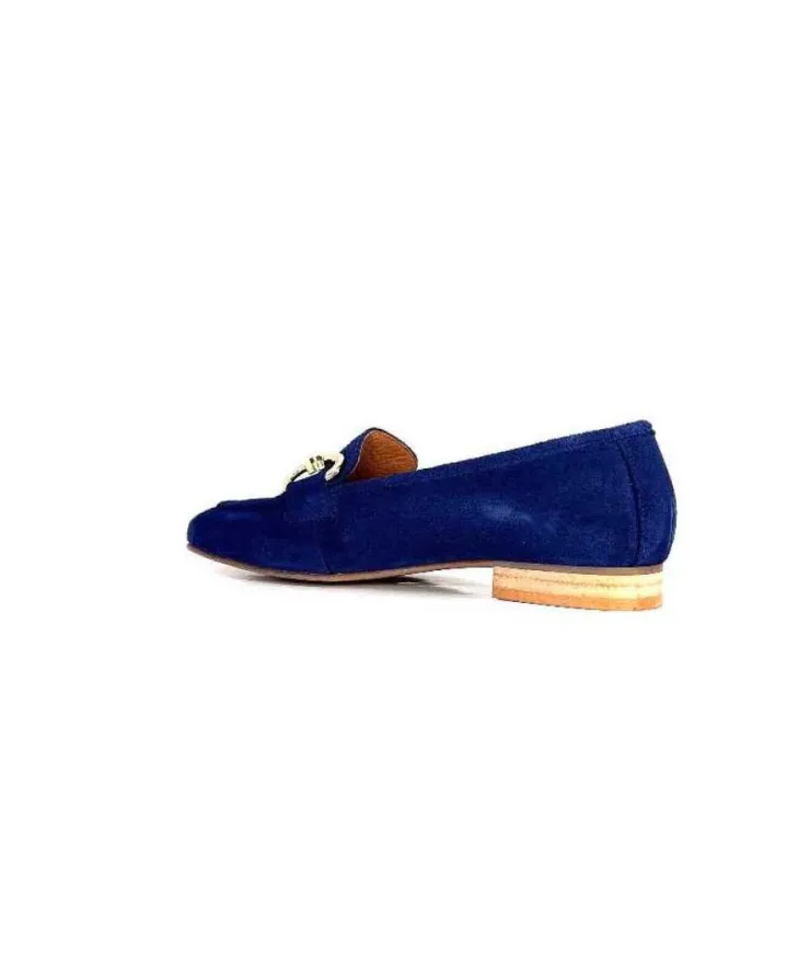 Ivoire0036a Ivoire Estar Daim Bleu Marine*Femme Mocassins