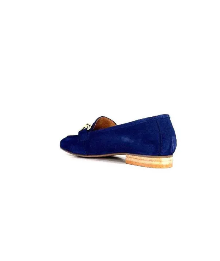 Ivoire0036a Ivoire Estar Daim Bleu Marine*Femme Mocassins