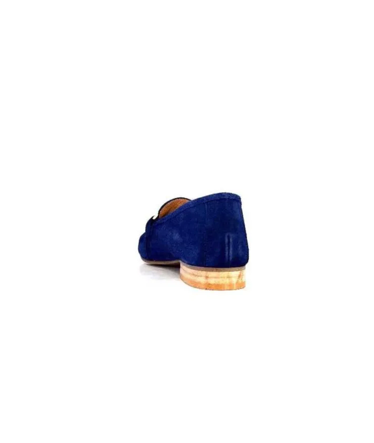 Ivoire0036a Ivoire Estar Daim Bleu Marine*Femme Mocassins