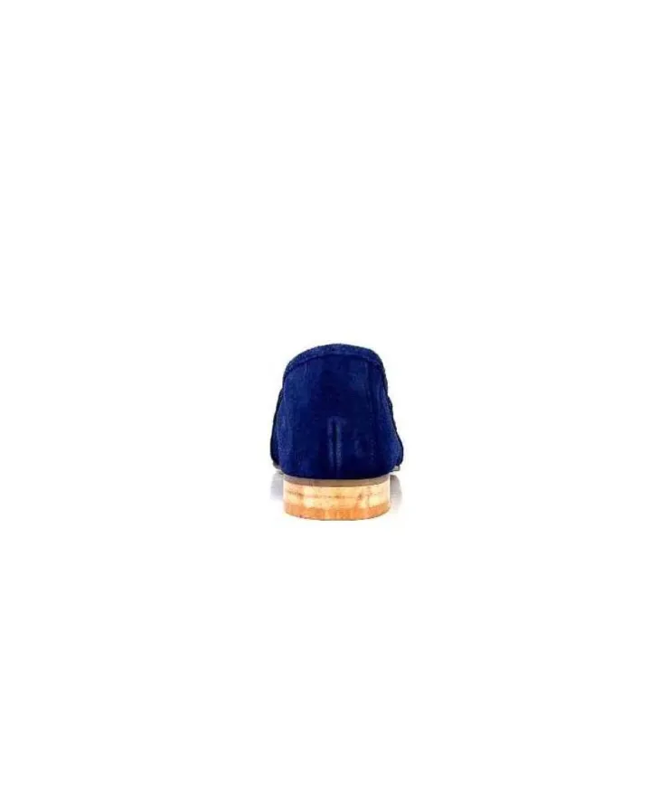 Ivoire0036a Ivoire Estar Daim Bleu Marine*Femme Mocassins