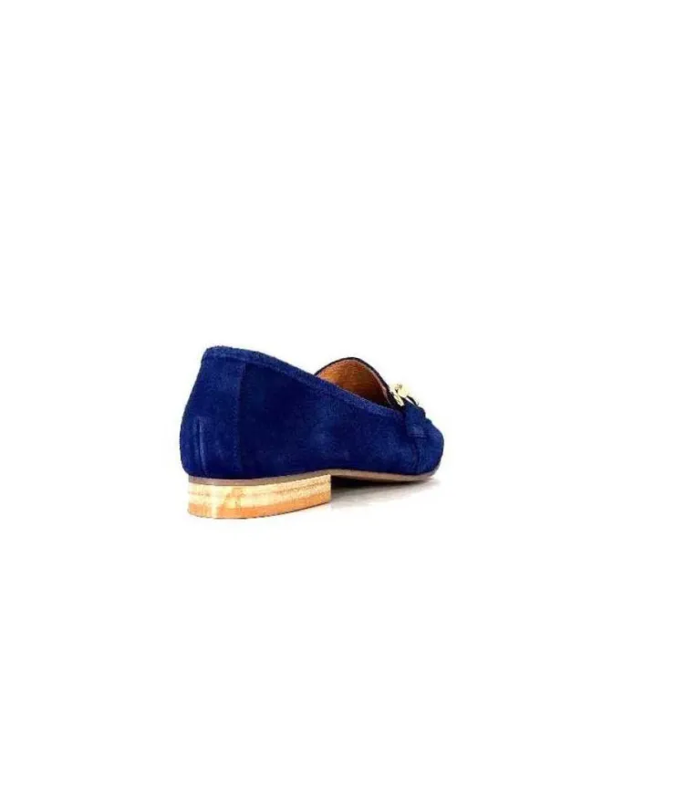 Ivoire0036a Ivoire Estar Daim Bleu Marine*Femme Mocassins
