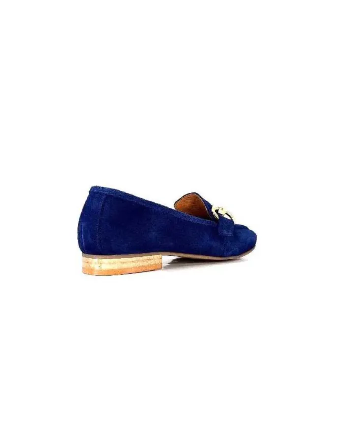 Ivoire0036a Ivoire Estar Daim Bleu Marine*Femme Mocassins