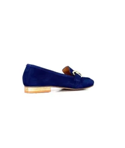 Ivoire0036a Ivoire Estar Daim Bleu Marine*Femme Mocassins