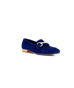 Ivoire0036a Ivoire Estar Daim Bleu Marine*Femme Mocassins