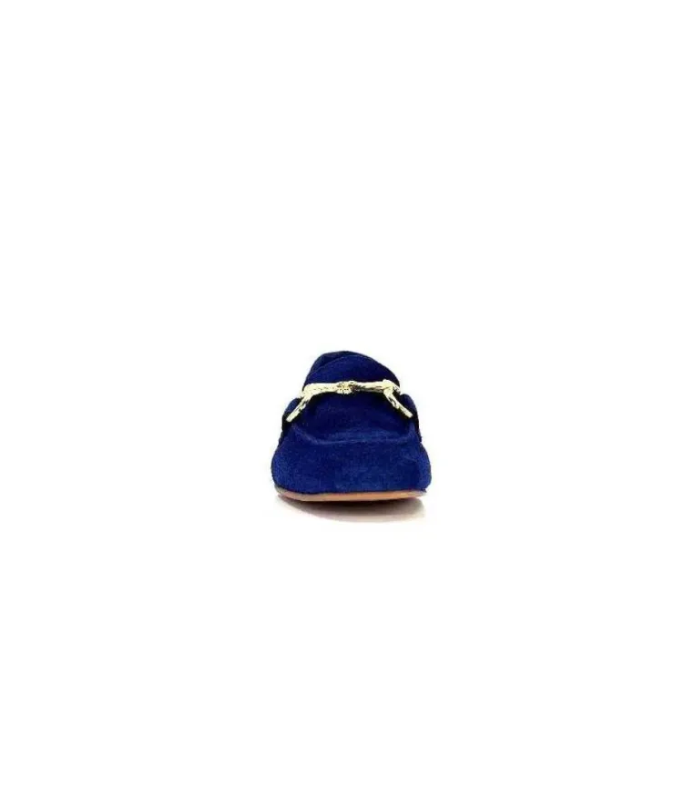 Ivoire0036a Ivoire Estar Daim Bleu Marine*Femme Mocassins