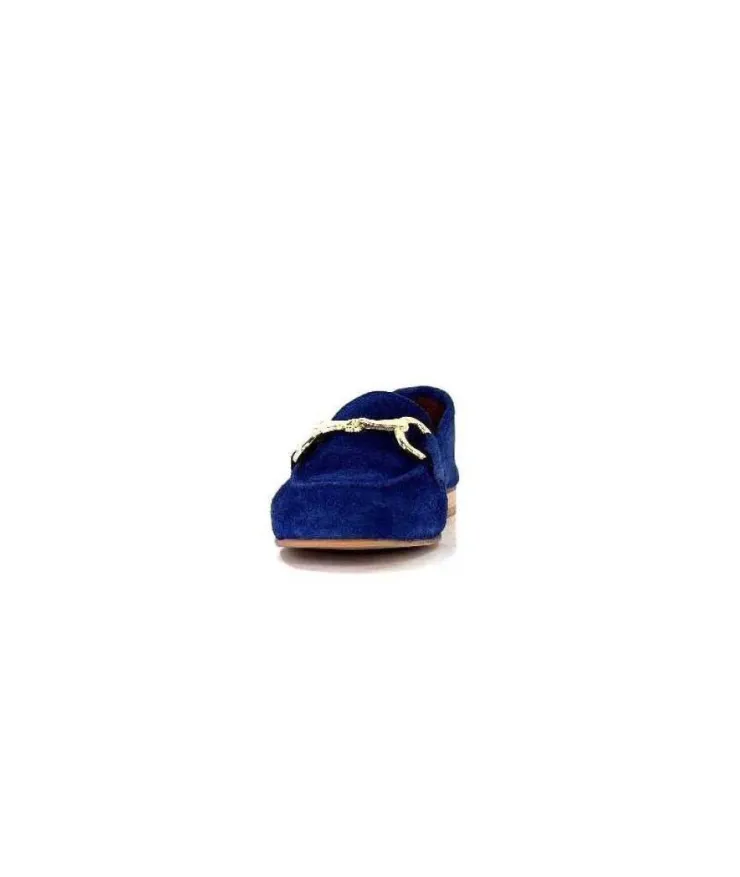 Ivoire0036a Ivoire Estar Daim Bleu Marine*Femme Mocassins