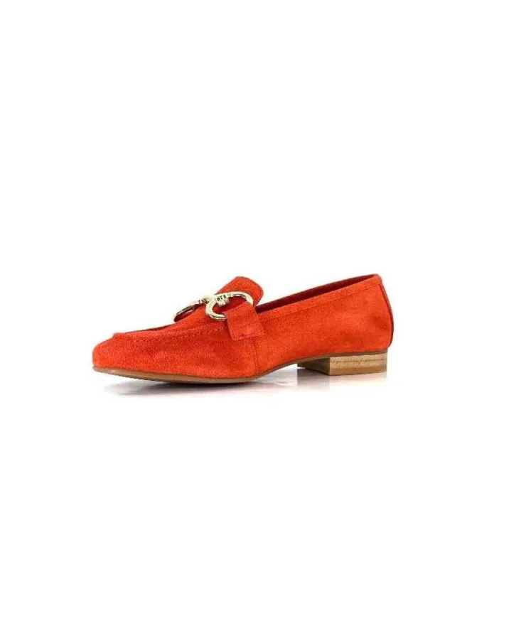 Ivoire0036a Ivoire Estar Daim Corail*Femme Mocassins