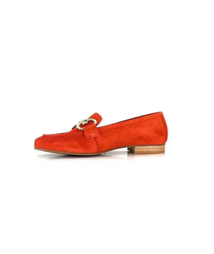 Ivoire0036a Ivoire Estar Daim Corail*Femme Mocassins