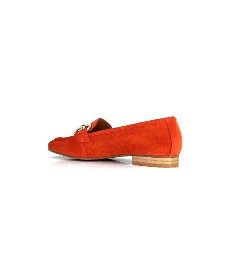 Ivoire0036a Ivoire Estar Daim Corail*Femme Mocassins