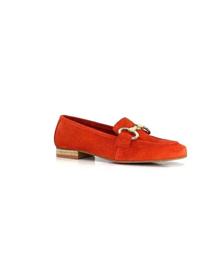 Ivoire0036a Ivoire Estar Daim Corail*Femme Mocassins