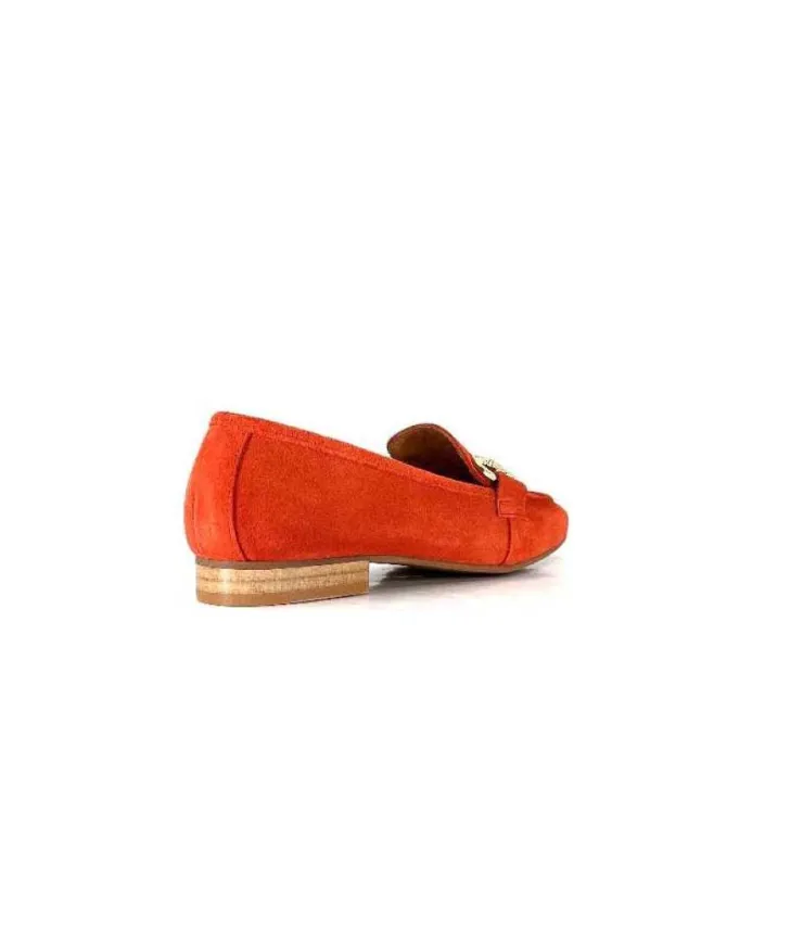 Ivoire0036a Ivoire Estar Daim Corail*Femme Mocassins