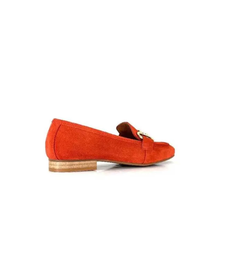 Ivoire0036a Ivoire Estar Daim Corail*Femme Mocassins