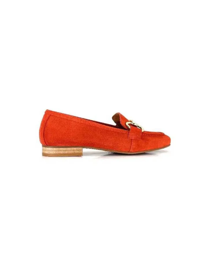 Ivoire0036a Ivoire Estar Daim Corail*Femme Mocassins