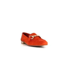 Ivoire0036a Ivoire Estar Daim Corail*Femme Mocassins