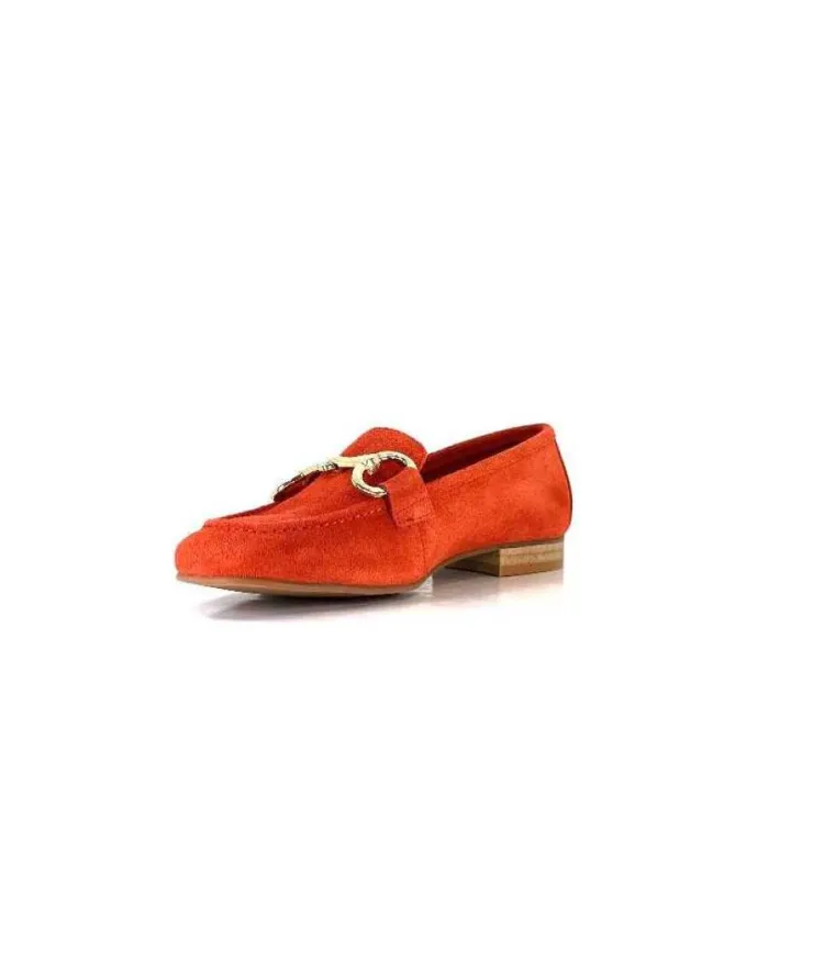 Ivoire0036a Ivoire Estar Daim Corail*Femme Mocassins