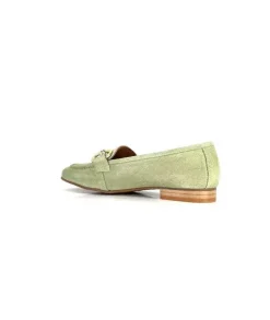 Ivoire0036a Ivoire Estar Daim Vert*Femme Mocassins