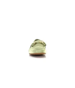 Ivoire0036a Ivoire Estar Daim Vert*Femme Mocassins