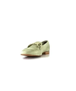 Ivoire0036a Ivoire Estar Daim Vert*Femme Mocassins