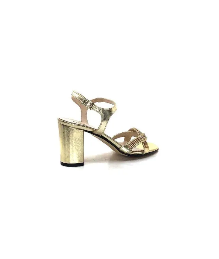Ivoire0334 Ivoire F1607 Asia Cuir Gold*Femme Sandales