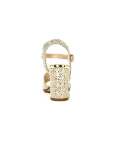 Ivoire0334 Ivoire F2215 Asia Textile Glitter Or*Femme Sandales