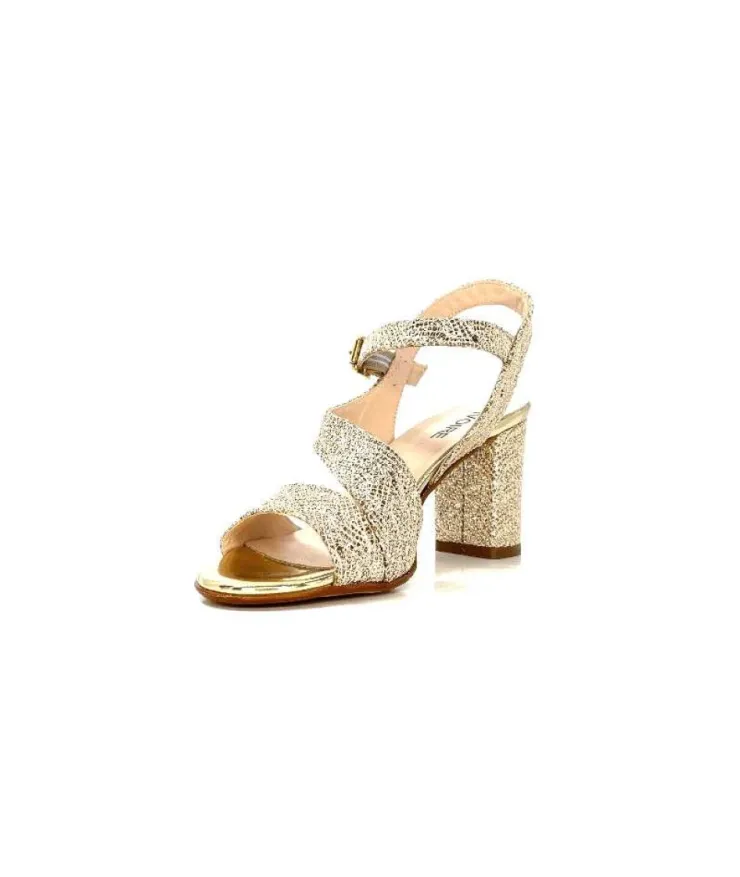 Ivoire0334 Ivoire F2215 Asia Textile Glitter Or*Femme Sandales