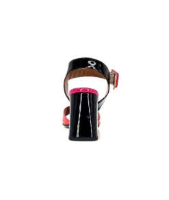 Ivoire0334 Ivoire F1136 Mare Cuir Vernis Multicolor*Femme Sandales