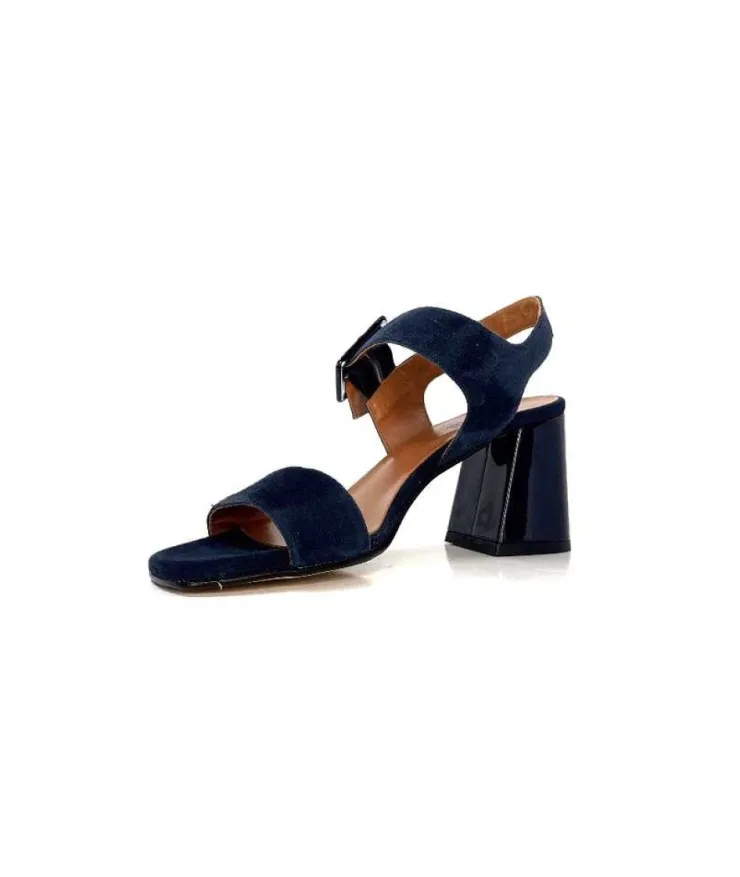 Ivoire0334 Ivoire F2302 Portocervo Daim Marine*Femme Sandales