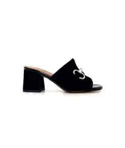 Ivoire0334 Ivoire F2298 Romagna Daim Noir*Femme Mules