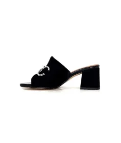 Ivoire0334 Ivoire F2298 Romagna Daim Noir*Femme Mules