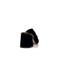 Ivoire0334 Ivoire F2298 Romagna Daim Noir*Femme Mules