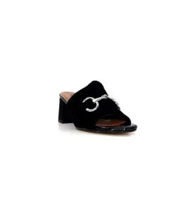 Ivoire0334 Ivoire F2298 Romagna Daim Noir*Femme Mules