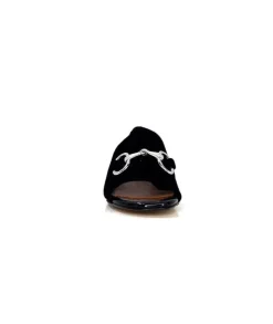 Ivoire0334 Ivoire F2298 Romagna Daim Noir*Femme Mules