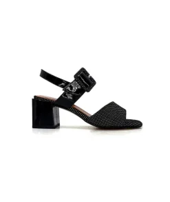 Ivoire0334 Ivoire F2191 Sardegna Daim Noir Poid Blanc*Femme Sandales