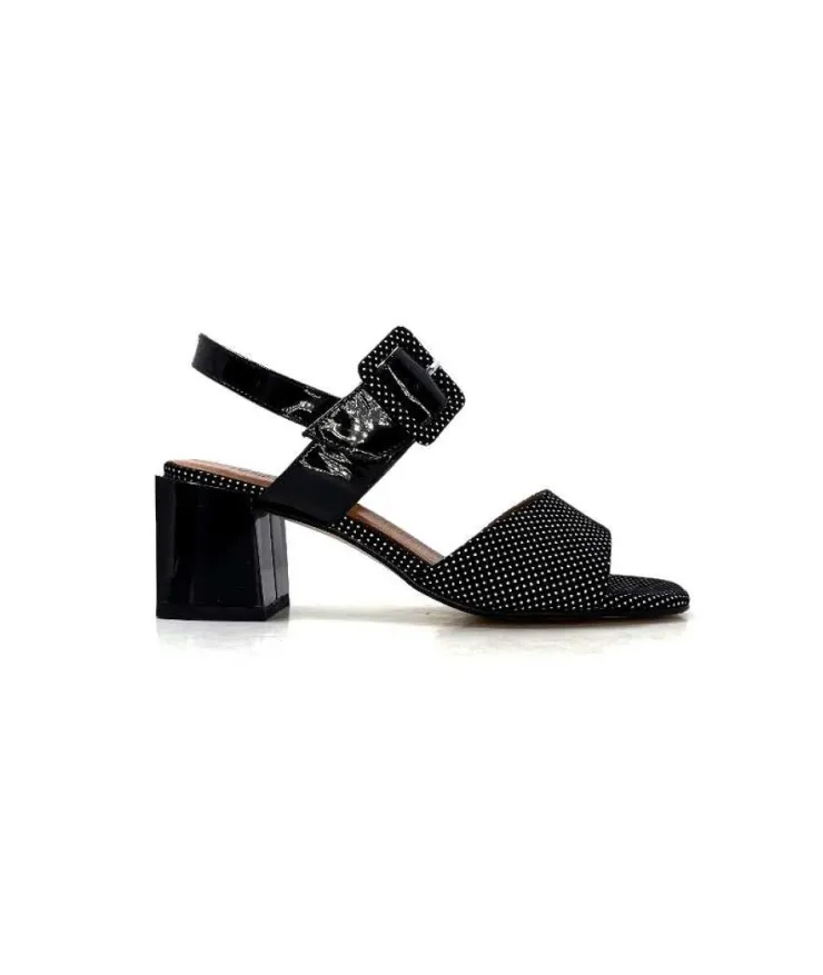 Ivoire0334 Ivoire F2191 Sardegna Daim Noir Poid Blanc*Femme Sandales