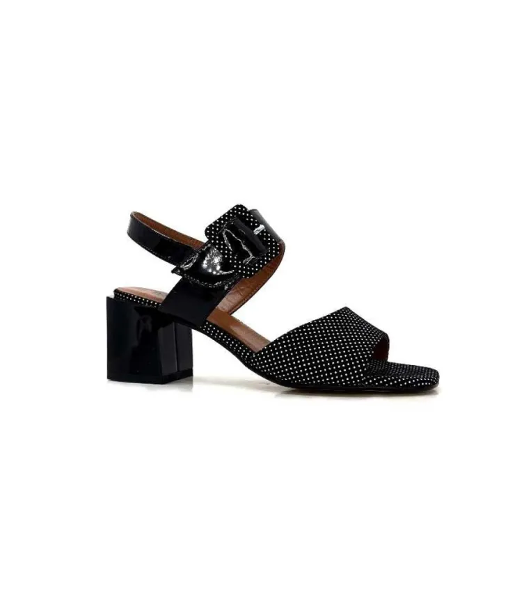 Ivoire0334 Ivoire F2191 Sardegna Daim Noir Poid Blanc*Femme Sandales