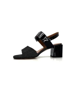 Ivoire0334 Ivoire F2191 Sardegna Daim Noir Poid Blanc*Femme Sandales
