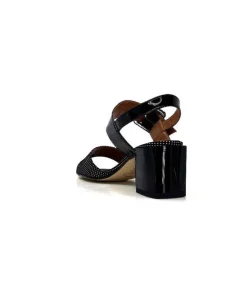 Ivoire0334 Ivoire F2191 Sardegna Daim Noir Poid Blanc*Femme Sandales