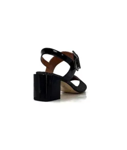 Ivoire0334 Ivoire F2191 Sardegna Daim Noir Poid Blanc*Femme Sandales