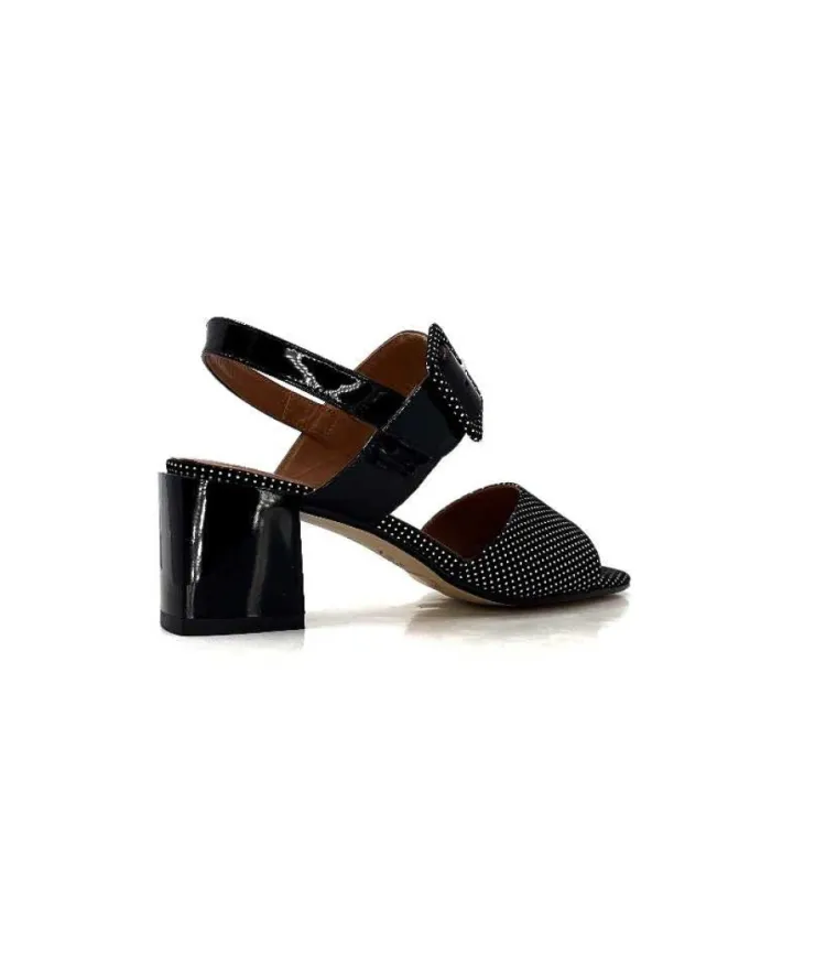 Ivoire0334 Ivoire F2191 Sardegna Daim Noir Poid Blanc*Femme Sandales