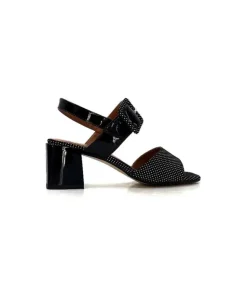 Ivoire0334 Ivoire F2191 Sardegna Daim Noir Poid Blanc*Femme Sandales