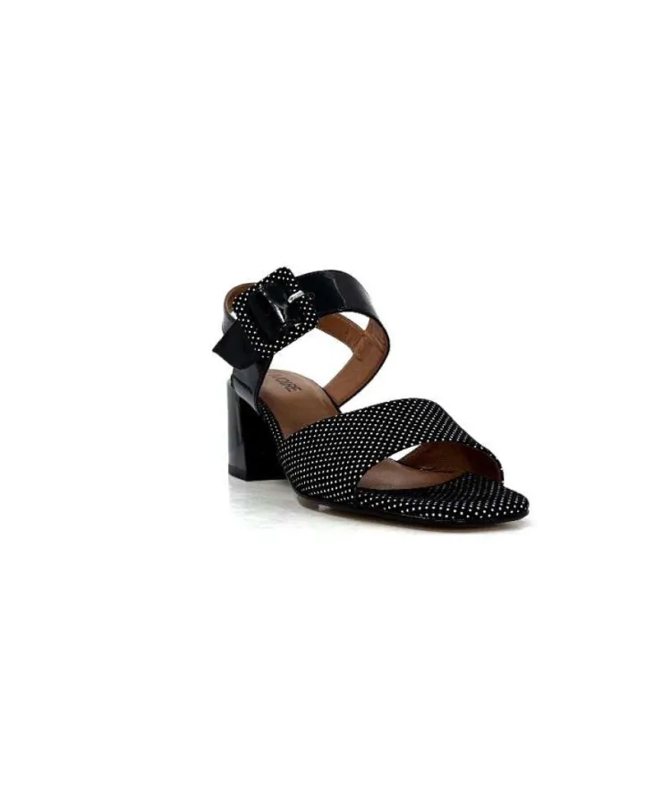 Ivoire0334 Ivoire F2191 Sardegna Daim Noir Poid Blanc*Femme Sandales